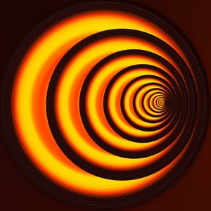 Underground Path (Orange) by Alex Caminker