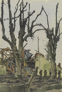 Shattered Landscape, Cleve by Alex Colville