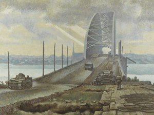 The Nijmegen Bridge, Holland by Alex Colville