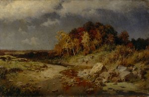Windy Autumn Day by Alexander Alexeyevich Kiselev