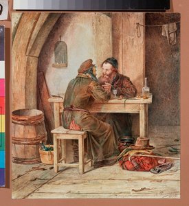 In a Tavern by Alexander Antonovich Rizzoni