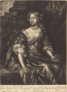 The Right Honorable Lady Elizabeth Butler, Countess of Chesterfield by Alexander Browne after Sir Peter Lely