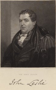 Sir John Leslie by Alexander Chisholm