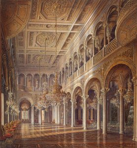 Interiors of the Small Hermitage, The Pavilion Hall, middle of the 19th century by Alexander Chrisophorovich Kolb