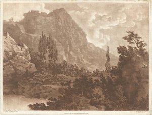 A Second Drawing Done from the Same Blot by Alexander Cozens and William Pether