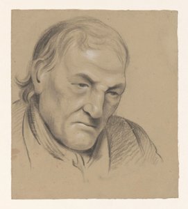 Seated Man with Bare Torso by Alexander Cranendoncq