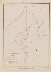 Plan of the harbour of Praslin, late 18th to early 19th century by Alexander Dalrymple
