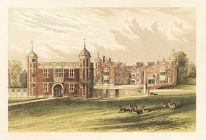 Charlecote, Warwick, England, 1880 (engraving)