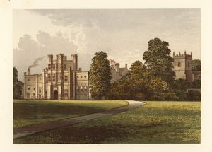 Coughton Court, Warwickshire, England by Alexander Francis (after) Lydon