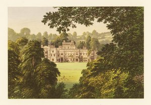Hampton Court Castle, Herefordshire, England by Alexander Francis (after) Lydon
