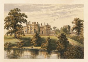 Ripley Castle, Yorkshire, England (engraving) by Alexander Francis (after) Lydon