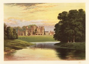 Sundorne Castle, Shropshire, England (engraving) by Alexander Francis (after) Lydon