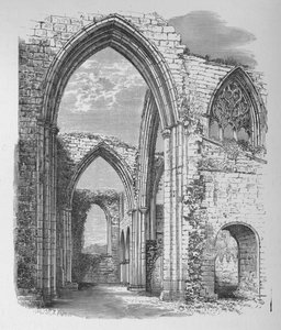 Arches of Transept, Bolton Priory