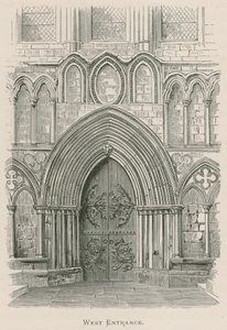 Bolton Priory, West Entrance by Alexander Francis Lydon