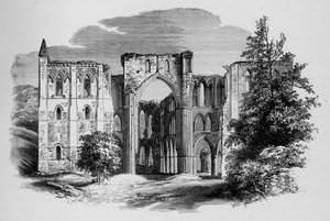 Choir, from North, Rievaulx Abbey