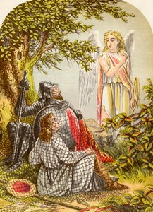 Christian and Hopeful Caught in the Net, from The Pilgrims Progress by John Bunyan, published c.1880 by Alexander Francis Lydon