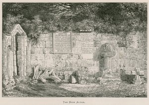 Dryburgh Abbey, The High Altar