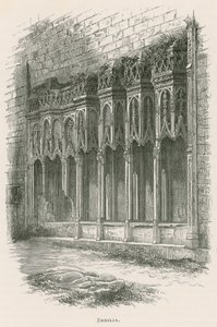 Furness Abbey, Sedilia by Alexander Francis Lydon