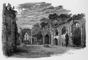 Interior, Looking East, Netley Abbey