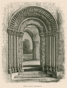 Jedburgh Abbey, New South Doorway by Alexander Francis Lydon