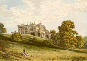 Lambton Castle by Alexander Francis Lydon