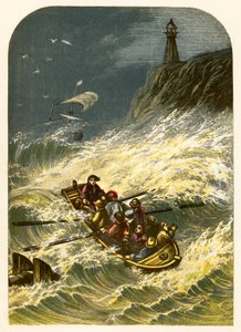 Robinson Crusoe Leaves Home and is Shipwrecked by Alexander Francis Lydon