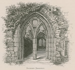 Tintern Abbey, Sacristy Doorway by Alexander Francis Lydon