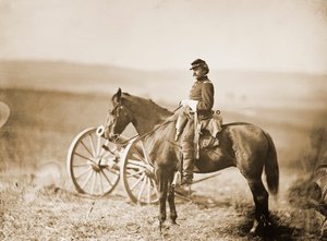 American Civil War Aide-de-Camp on Horseback