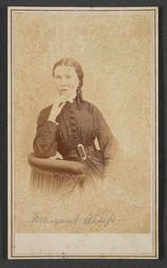 Carte-de-visite Portrait of Margaret Alsop, ca. 1865