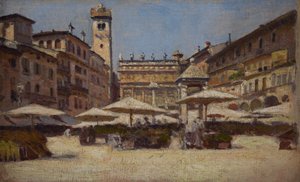 Piazza delle Erbe in Verona