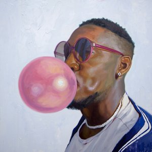 Stylish Bubblegum Portrait