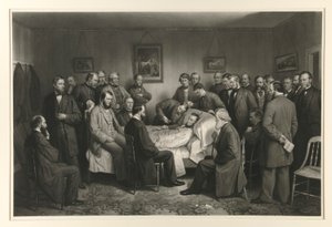 Lincoln on his deathbed by Alexander Hay Ritchie