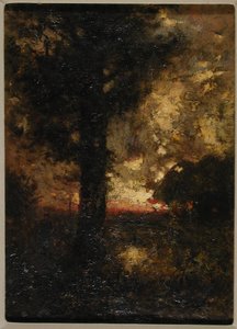 Landscape with figure, c.1890