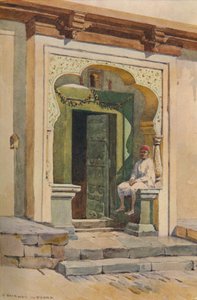 A Doorway, Poona, c1880-1905
