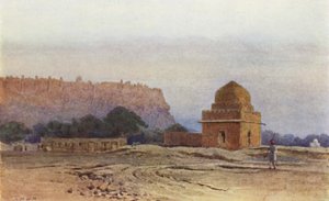 Gwalior Fort before Sunrise by Alexander Henry Hallam Murray