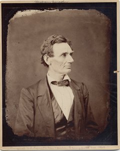 Abraham Lincoln, copy print after photo by Alexander Hesler
