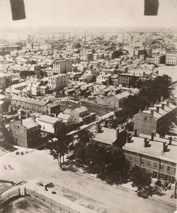 View southwest from the cupola of the courthouse in Chicago, 1858