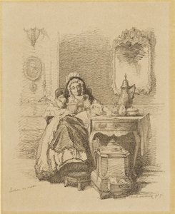 Reading Old Lady by Alexander Hugo Bakker Korff
