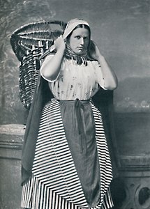 A Newhaven fishwife, Scotland, 1912