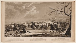 Race of Sledges at Krasny Kabachok (Little Red Tavern), 1814