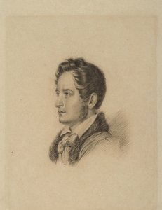 Portrait of the Author Alexander Herzen, c. 1836 by Alexander Lavrentievich Vitberg
