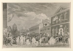 The Election Day in Philadelphia by Alexander Lawson