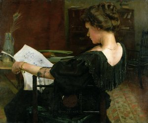 Portrait of Helen Gow by Alexander Mann