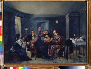 Card players by Alexander Matveyevich Dorogov