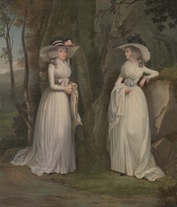 Eleanor and Margaret Ross, between 1785 and 1790 by Alexander Nasmyth