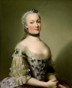 Portrait of Katarzyna Mniszech née Zamoyska by Alexander Roslin