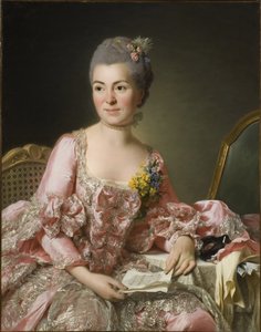 Portrait of Marie-Suzanne Giroust, Madame Roslin by Alexander Roslin