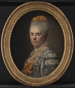 Portrait of Mme Antoinette-Louise Issard-Lacour, married to Ch. A. Bourlet de Vauxelles by Alexander Roslin