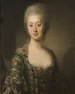 Sofia Magdalena, Queen of Sweden by Alexander Roslin
