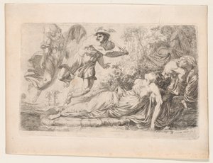 Perseus and the Sleeping Medusa by Alexander Runciman